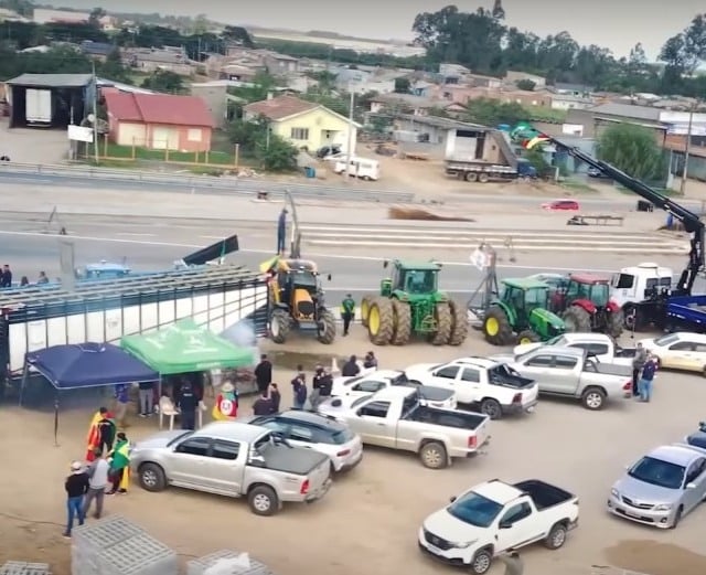 protestos RS produtores rodovia