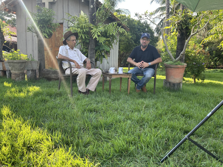 Sr. José Humberto em entrevista no Lancecast com Plínio Queiroz | Foto: Divulgação Lance Rural